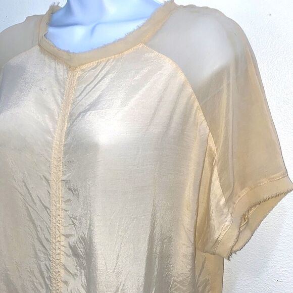 Zara Light Beige Pullover Blouse - Picture 4 of 7